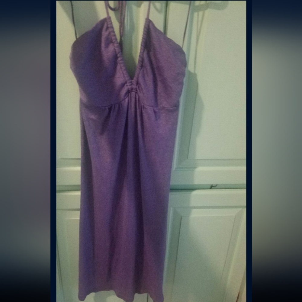Elegant Purple Women's Dress
